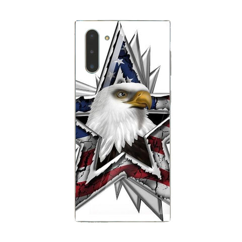 Eagle Tempered Glass Phone Case for Samsung Galaxy Note 10