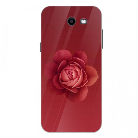 Beautiful Flowers Tempered Glass Phone Case for Samsung Galaxy J3 Prime