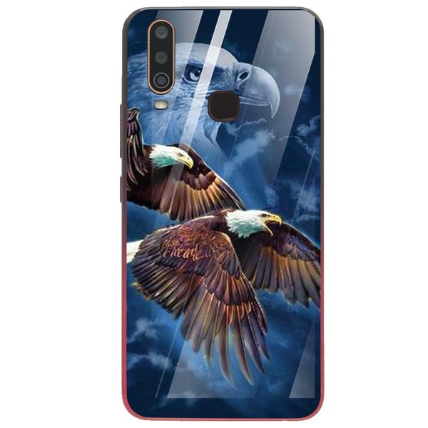 Eagle Tempered Glass Phone Case for Vivo Y15