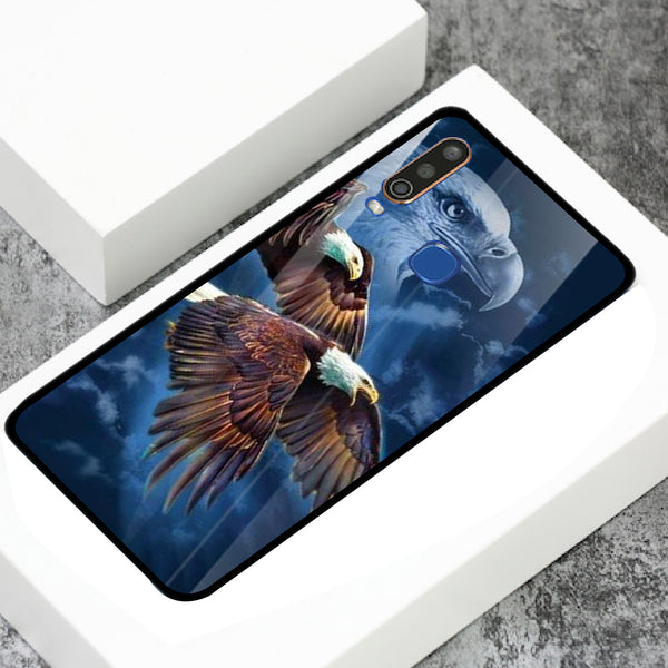 Eagle Tempered Glass Phone Case for Vivo Y17