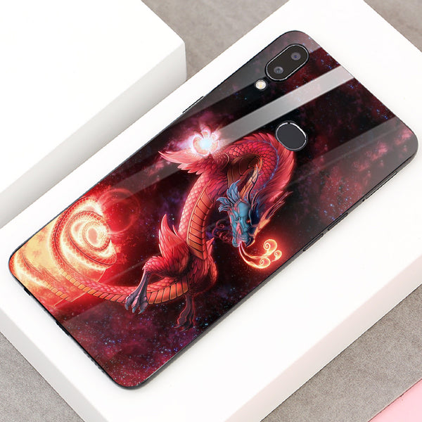 Dragon Tempered Glass Phone Case for Samsung Galaxy A10S