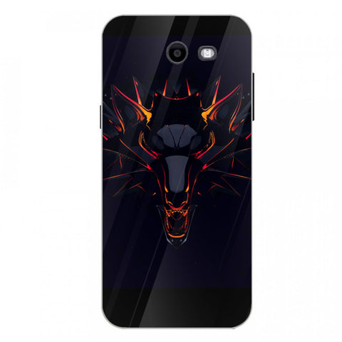 Wolf Eyes Tempered Glass Phone Case for Samsung Galaxy J3 Prime