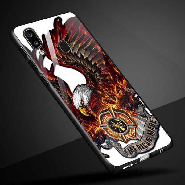 Eagle Tempered Glass Phone Case for Samsung Galaxy A40