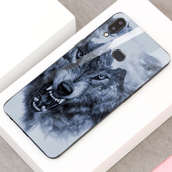 Wolf Eyes Tempered Glass Phone Case for Samsung Galaxy A10S