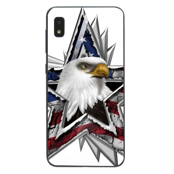 Eagle Tempered Glass Phone Case for Samsung Galaxy A10