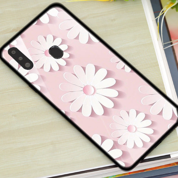 Beautiful Flowers Tempered Glass Phone Case for Samsung