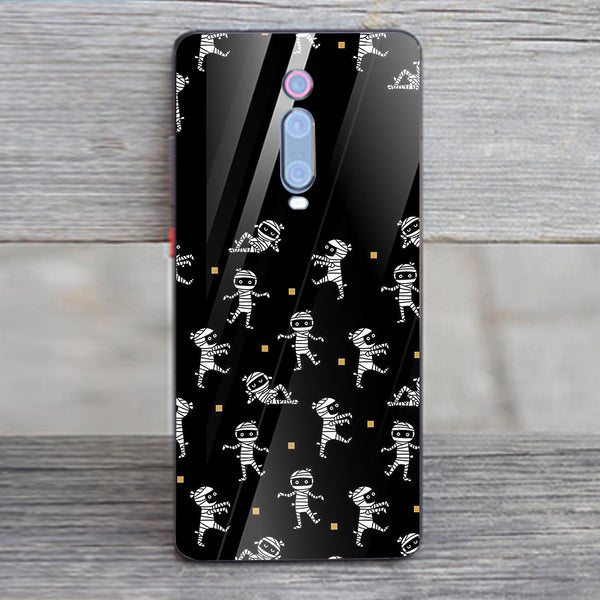 Halloween Skull Tempered Glass Phone Case for Xiaomi Redmi K20