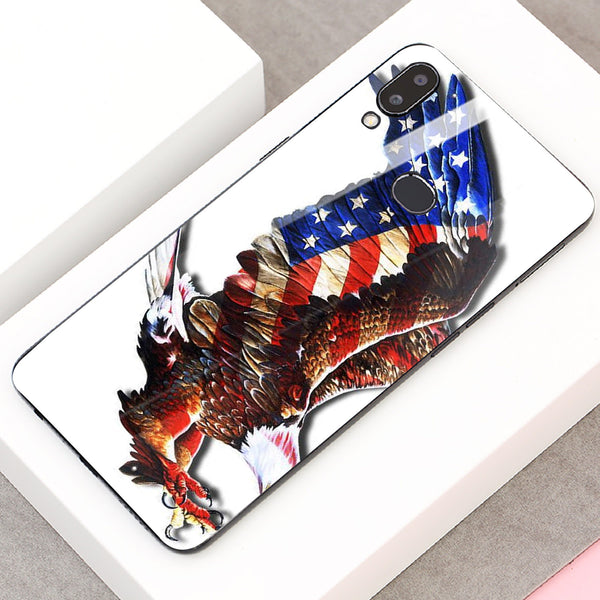 Eagle Tempered Glass Phone Case for Samsung Galaxy A10S
