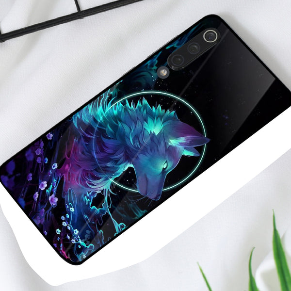 Wolf Eyes Tempered Glass Phone Case for Xiaomi Mi 9 SE