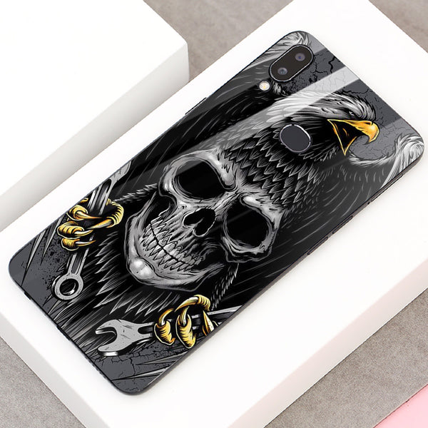 Eagle Tempered Glass Phone Case for Samsung Galaxy A10S