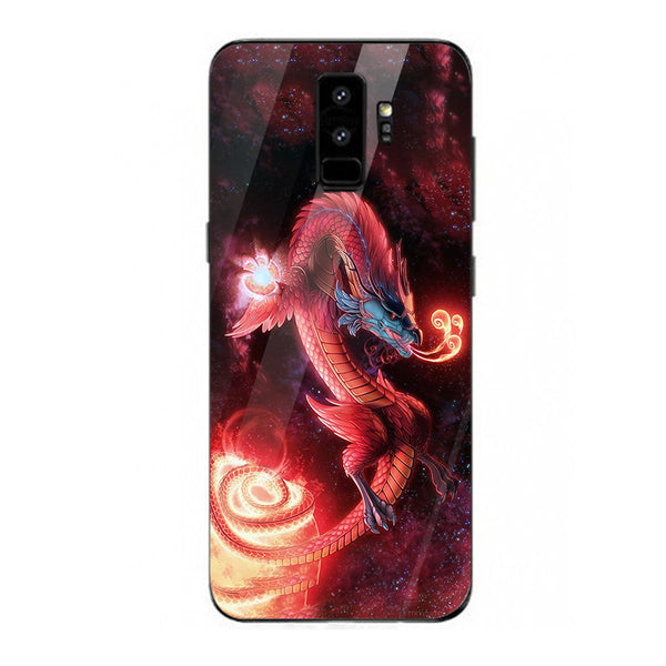 Dragon Tempered Glass Phone Case for Samsung Galaxy S9 Plus