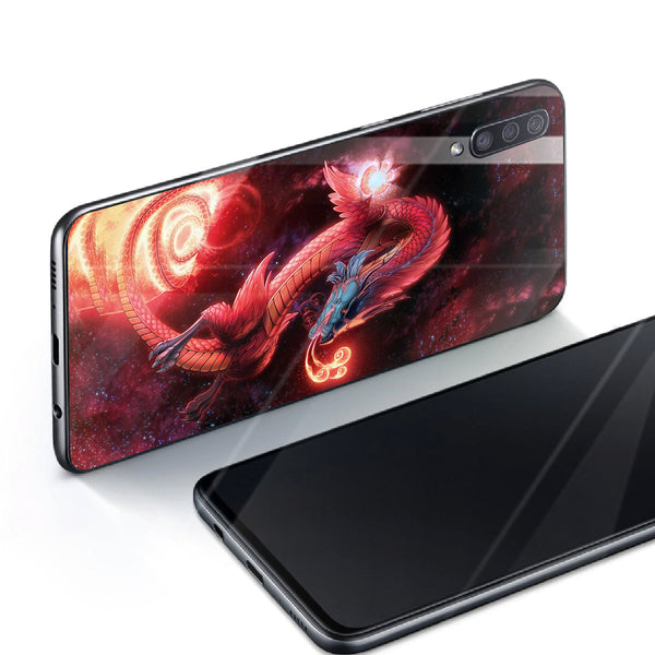 Dragon Tempered Glass Phone Case for Samsung Galaxy A70