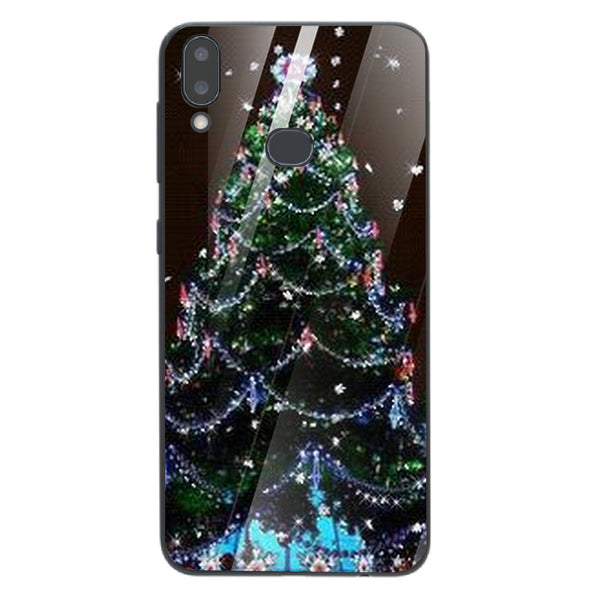 Merry Chrismas Tempered Glass Phone Case for Samsung Galaxy A10S