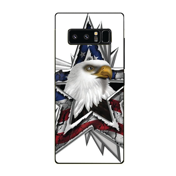 Eagle Tempered Glass Phone Case for Samsung Galaxy Note 8
