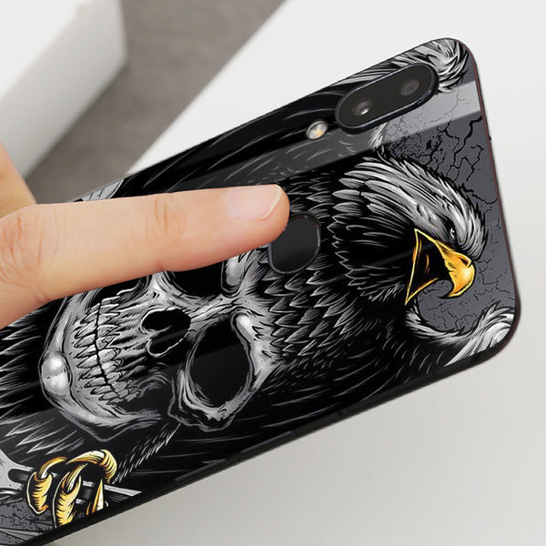 Eagle Tempered Glass Phone Case for Samsung Galaxy A10S