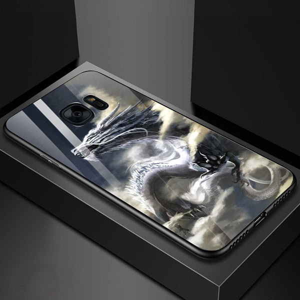 Dragon Tempered Glass Phone Case for Samsung Galaxy S7 Edge