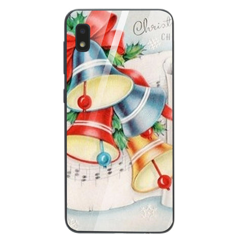 Merry Chrismas Tempered Glass Phone Case for Samsung Galaxy A10