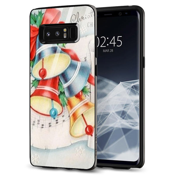 Merry Chrismas Tempered Glass Phone Case for Samsung Galaxy Note 8