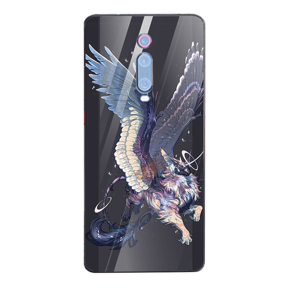 Dragon Tempered Glass Phone Case for Xiaomi Redmi K20