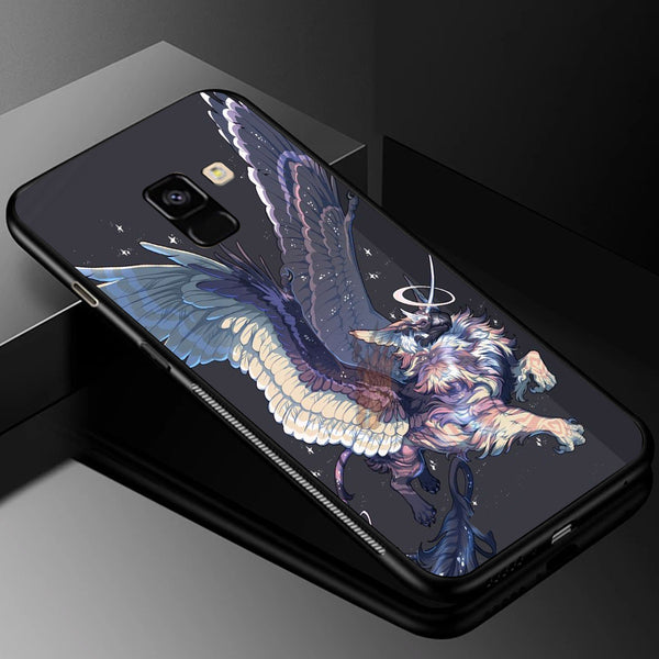 Dragon Tempered Glass Phone Case for Samsung Galaxy A8 Plus