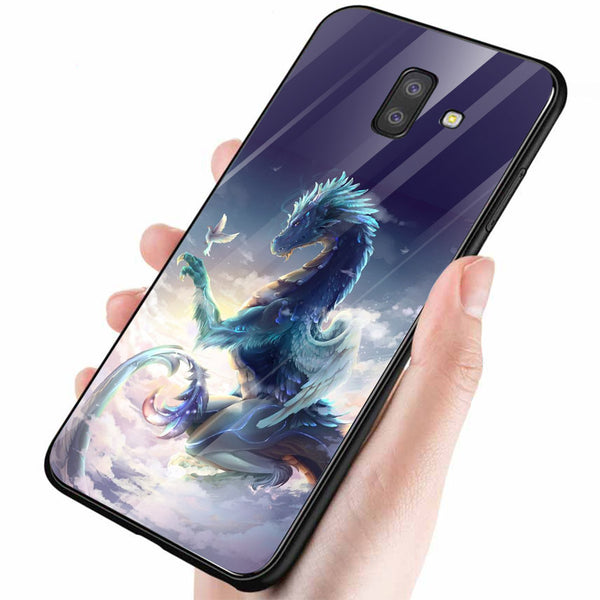 Dragon Tempered Glass Phone Case for Samsung Galaxy J6 Plus