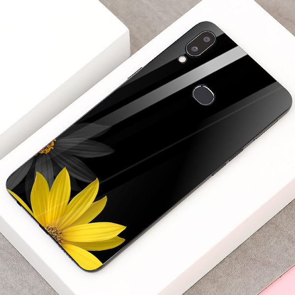 Beautiful Flowers Tempered Glass Phone Case for Samsung Galaxy A10S