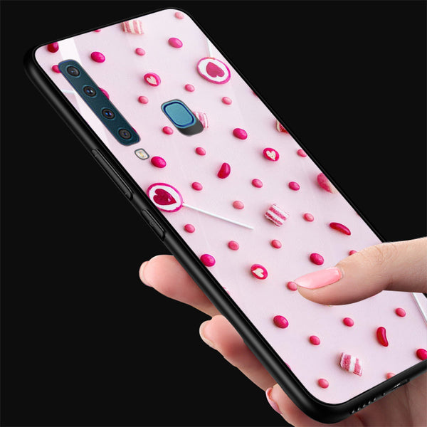 Beautiful Flowers Tempered Glass Phone Case for Samsung Galaxy A9 2018