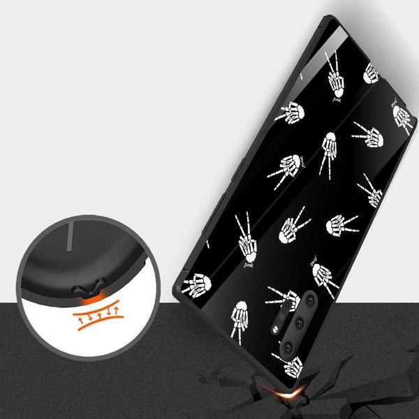 Halloween Skull Tempered Glass Phone Case for Samsung Galaxy Note 10 Plus