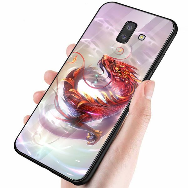 Dragon Tempered Glass Phone Case for Samsung Galaxy J6 Plus