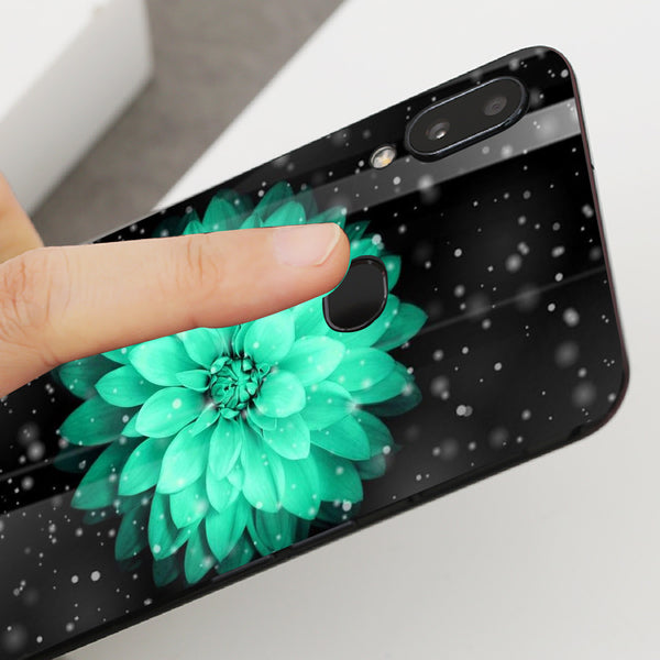 Beautiful Flowers Tempered Glass Phone Case for Samsung Galaxy A10S