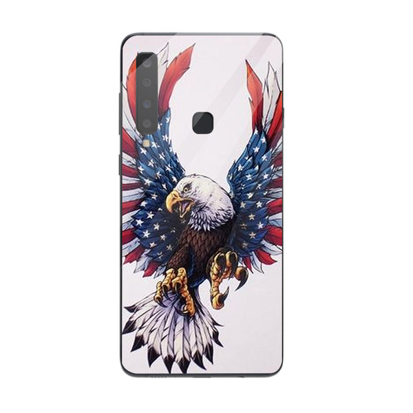 Eagle Tempered Glass Phone Case for Samsung Galaxy A9 2018
