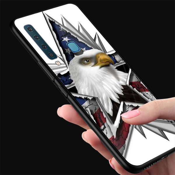 Eagle Tempered Glass Phone Case for Samsung Galaxy A9 2018