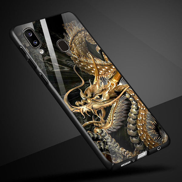 Dragon Tempered Glass Phone Case for Samsung Galaxy A30