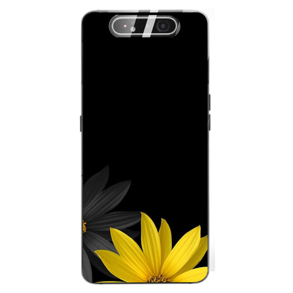 Beautiful Flowers Tempered Glass Phone Case for Samsung Galaxy A80