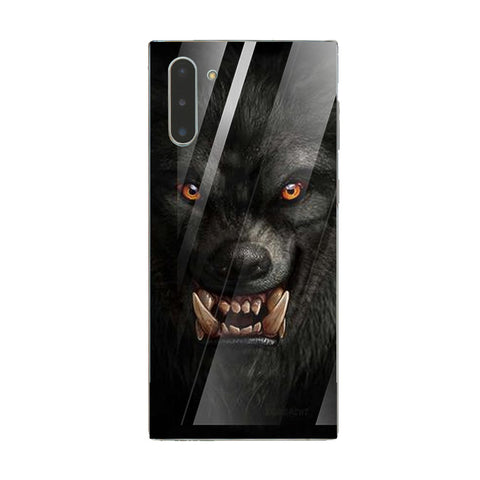 Wolf Eyes Tempered Glass Phone Case for Samsung Galaxy Note 10