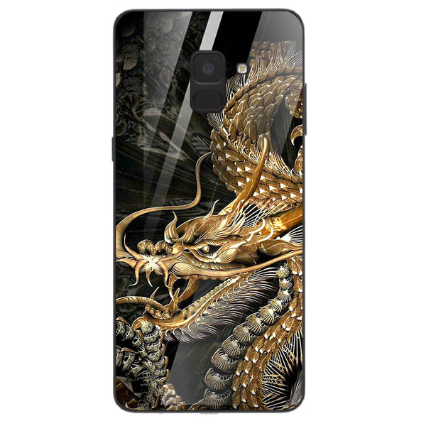 Dragon Tempered Glass Phone Case for Samsung Galaxy A8 Plus