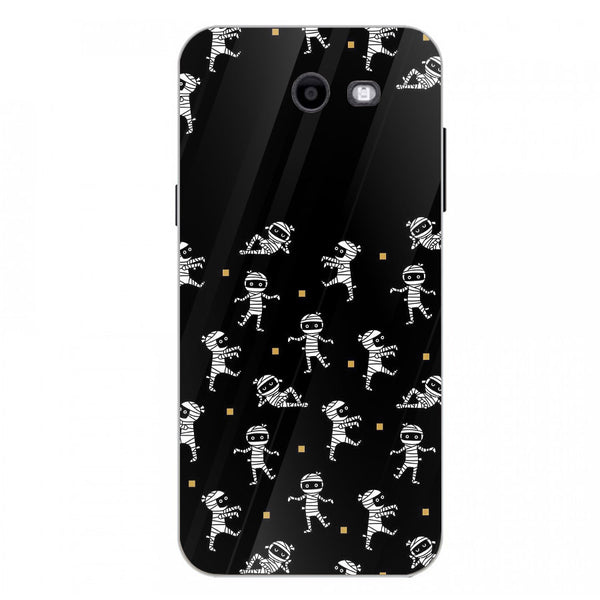 Halloween Skull Tempered Glass Phone Case for Samsung Galaxy J3 Prime