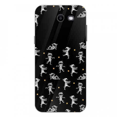 Halloween Skull Tempered Glass Phone Case for Samsung Galaxy J3 Prime