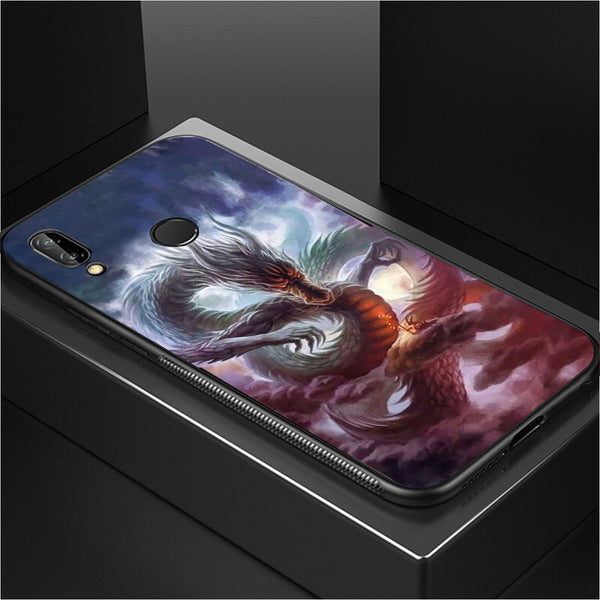 Dragon Tempered Glass Phone Case for Samsung Galaxy M20