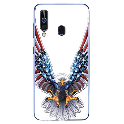 Eagle Tempered Glass Phone Case for Samsung Galaxy A60