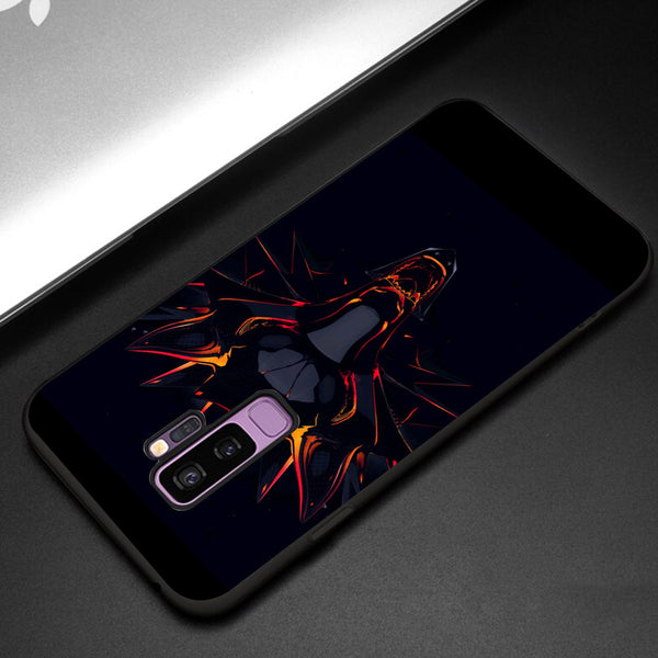 Wolf Eyes Tempered Glass Phone Case for Samsung Galaxy S9 Plus