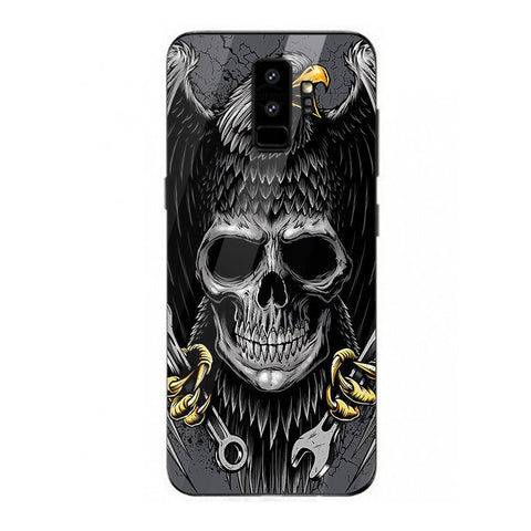 Eagle Tempered Glass Phone Case for Samsung Galaxy S9 Plus