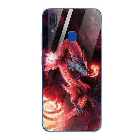 Dragon Tempered Glass Phone Case for Vivo Y91