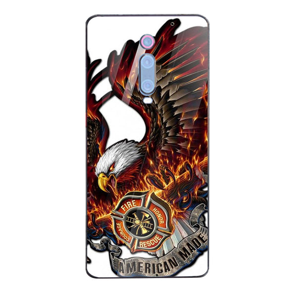 Eagle Tempered Glass Phone Case for Xiaomi Redmi K20