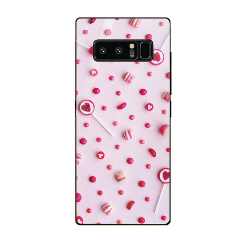 Beautiful Flowers Tempered Glass Phone Case for Samsung Galaxy Note 8