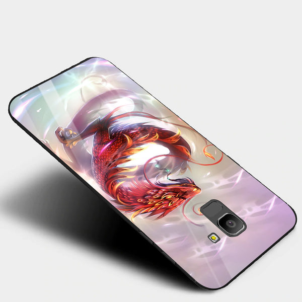 Dragon Tempered Glass Phone Case for Samsung Galaxy J6 2018