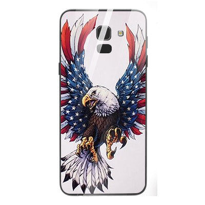 Eagle Tempered Glass Phone Case for Samsung Galaxy J6 2018