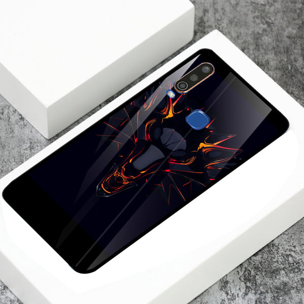 Wolf Eyes Tempered Glass Phone Case for Vivo Y17