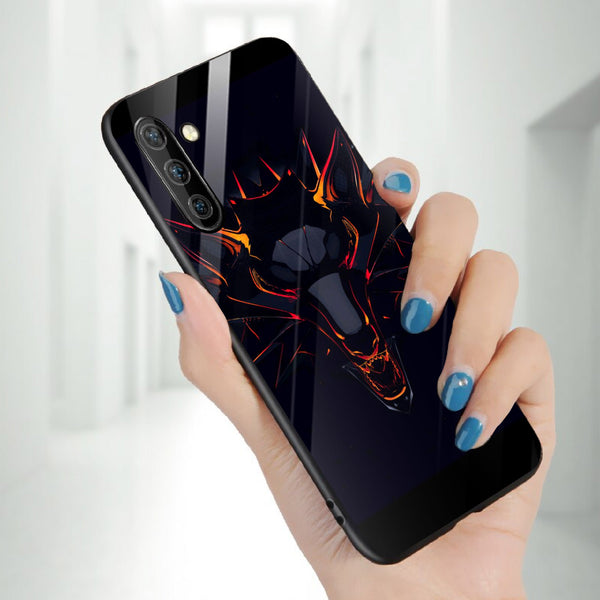 Wolf Eyes Tempered Glass Phone Case for Samsung Galaxy Note 10