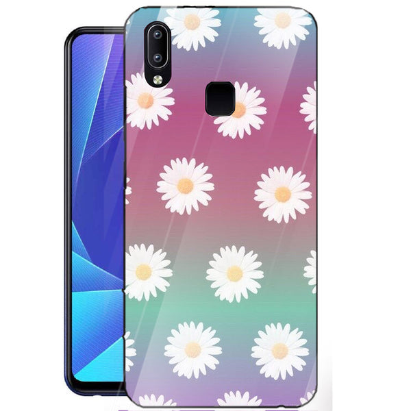 Beautiful Flowers Tempered Glass Phone Case for Vivo Y95